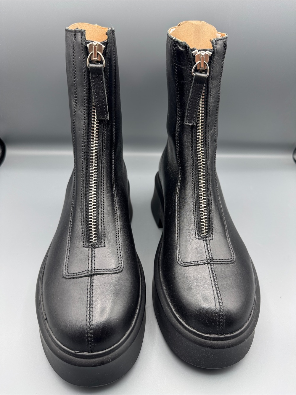 Steve Madden Jones Leather Boots - Picture 2 of 4